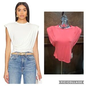 NWT SIZE S Bailey 44 Coral  Muscle Tees